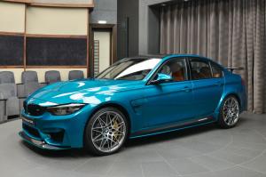 BMW M3 Sedan Atlantis Blue by Abu Dhabi Motors 2017 года